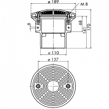 Liner clamping flange 100T