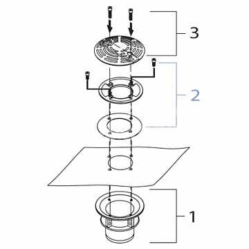 Liner clamping flange 70T