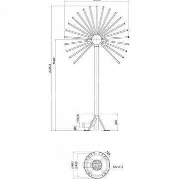 Water Sphere 1200