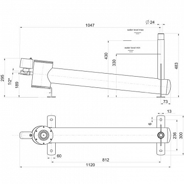 Air Nozzle horizontal 24 E/01