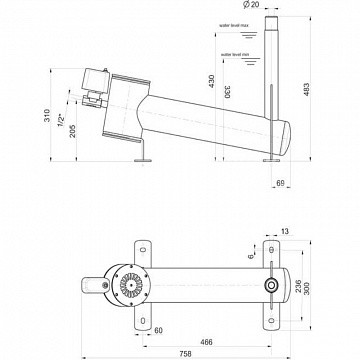 Air Nozzle horizontal 24 E/01