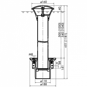 Concrete part 100 T