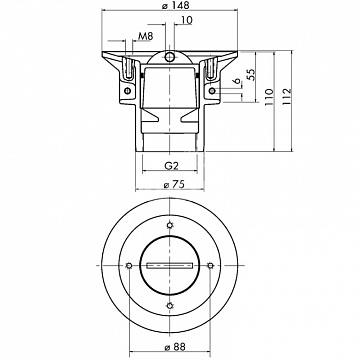 Liner clamping flange 70T