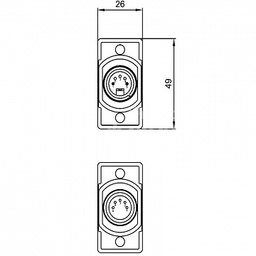 End resistant for BUS-system DMX/01 