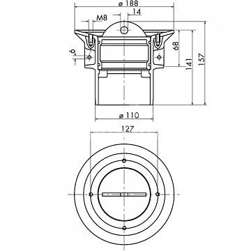 Concrete part 100 T