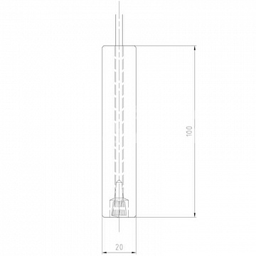 Mylar lace nozzle wieght 20 / 100 MS